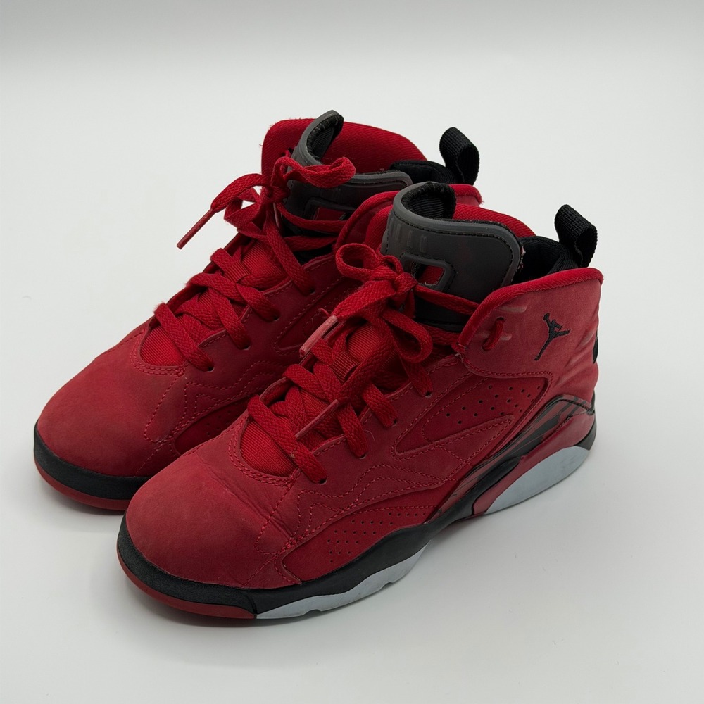 Jordan Jumpman MVP Gym Red Black Kids Basketball Shoes DZ5578-600 Size 1.5Y